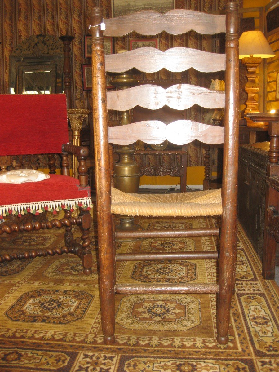 Fauteuil Provençal XVIII° .-photo-2