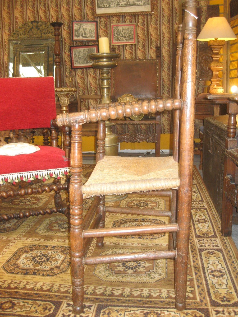18th Century Provencal Armchair.-photo-3