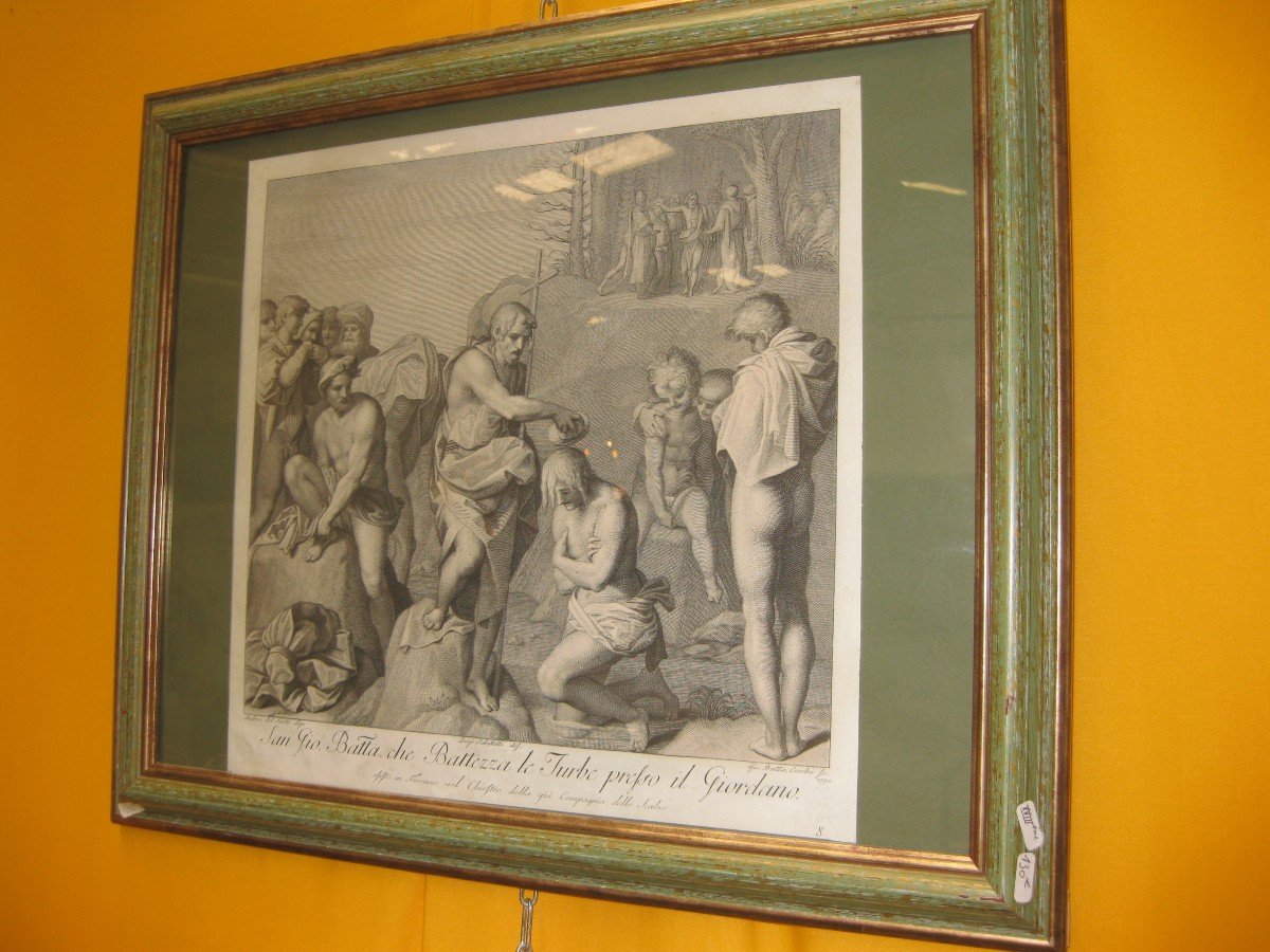 18th Century Engraving After Andréa Del Sarto.-photo-3