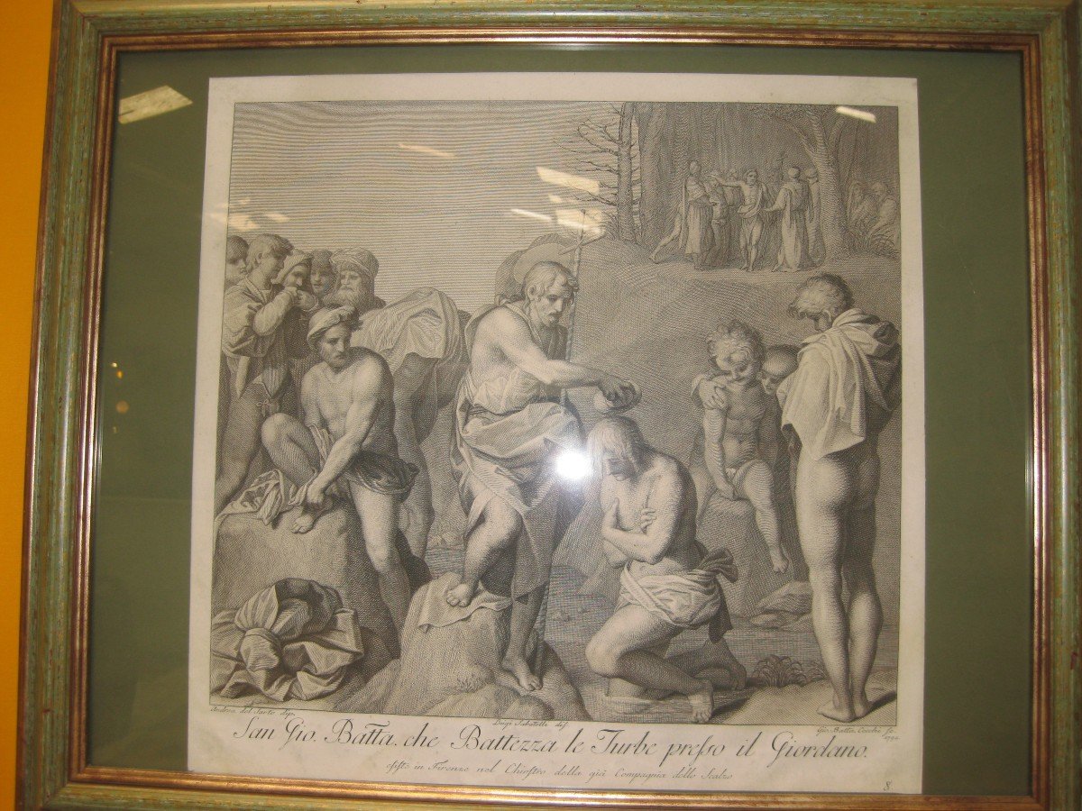 18th Century Engraving After Andréa Del Sarto.-photo-4