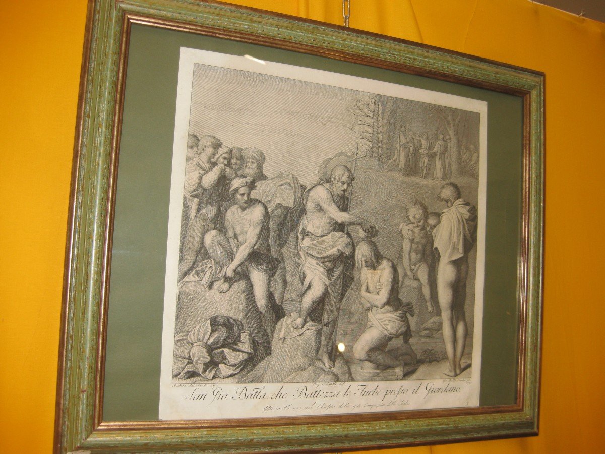 18th Century Engraving After Andréa Del Sarto.