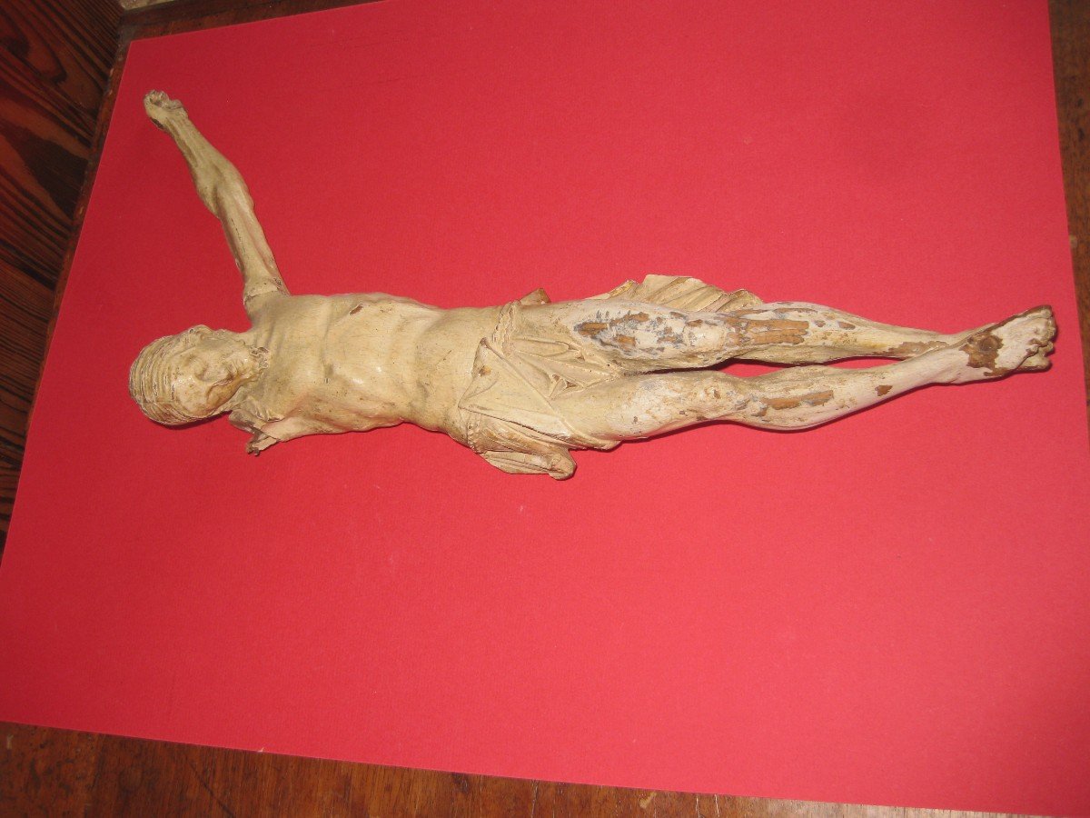 Christ En Bois Sculpté XVII°.