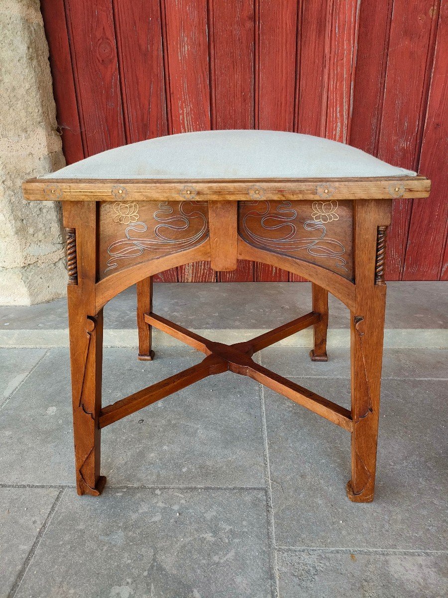Eugenio Quarti - Paire De Tabourets-photo-2