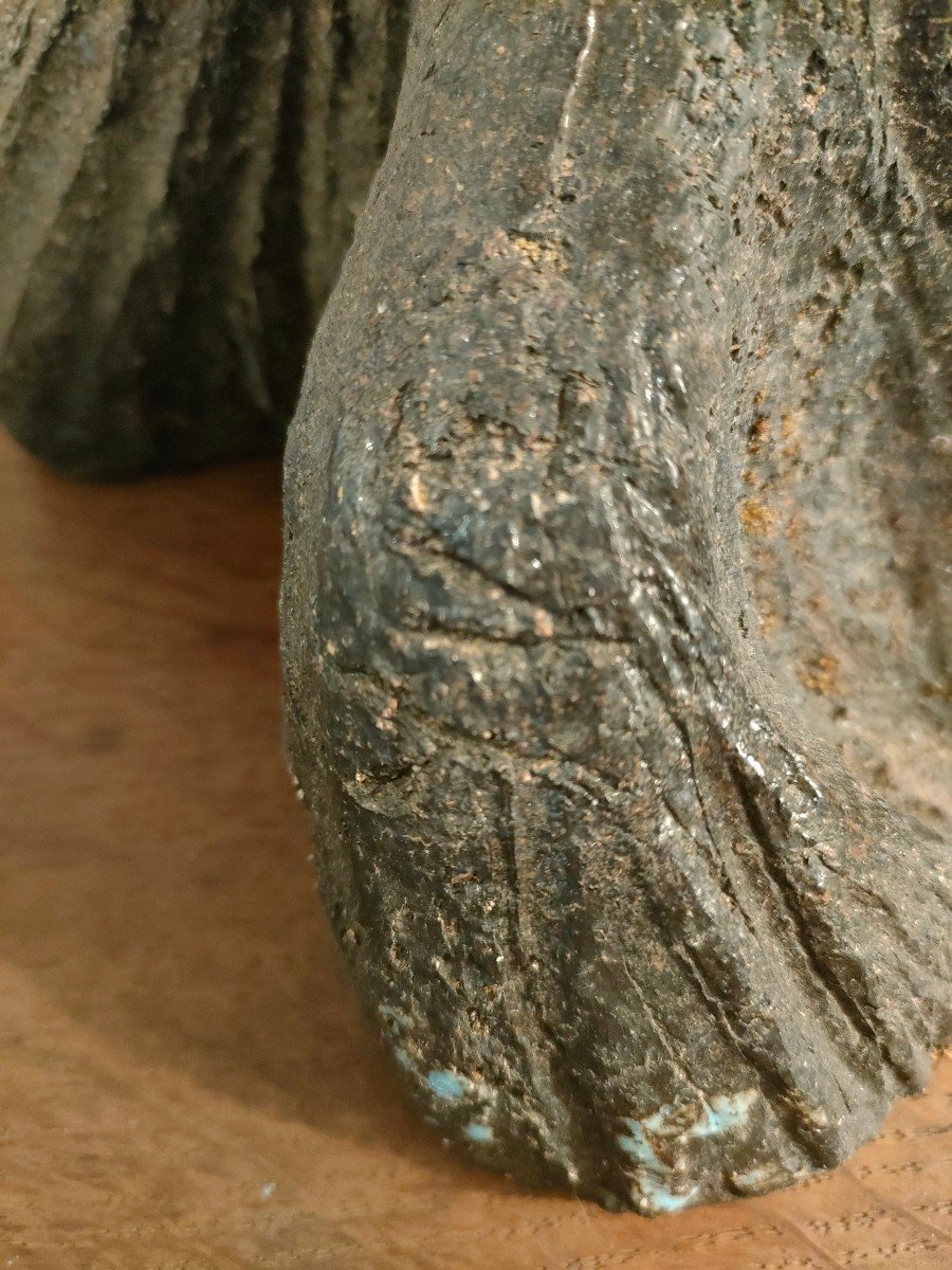 Large Sandstone Sculpture - 20th-photo-3
