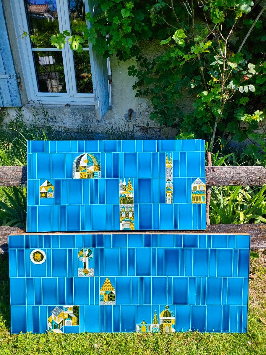 Roger Capron - Two Large Ceramic Panels-photo-2