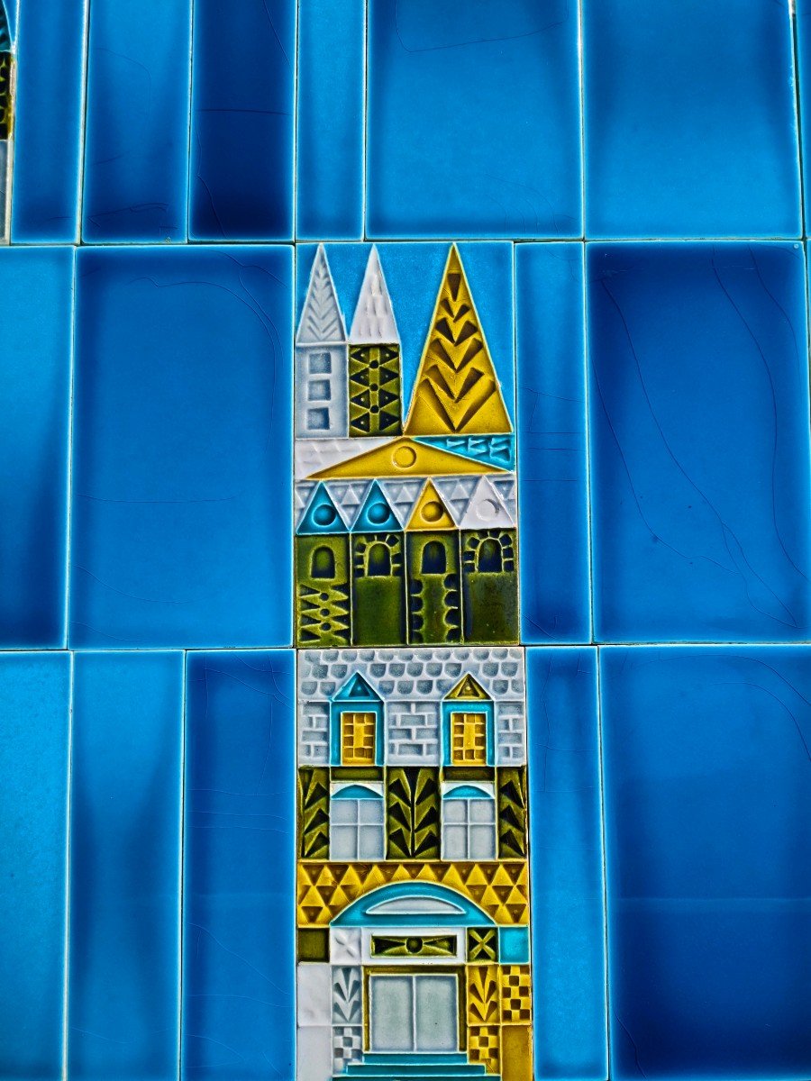 Roger Capron - Two Large Ceramic Panels-photo-1