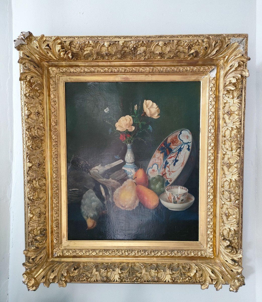 Grande Huile Sur Toile XIXème-photo-2