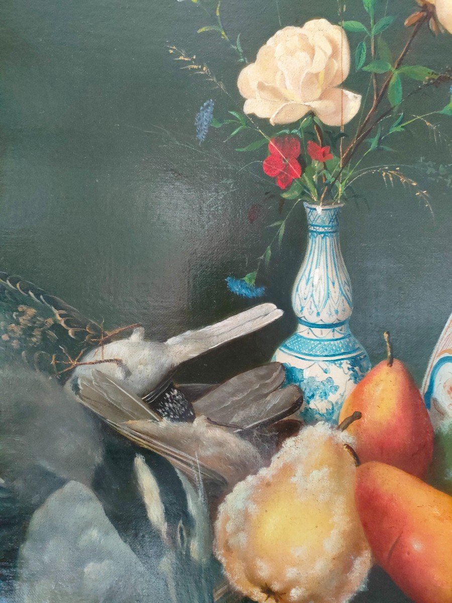 Grande Huile Sur Toile XIXème-photo-1