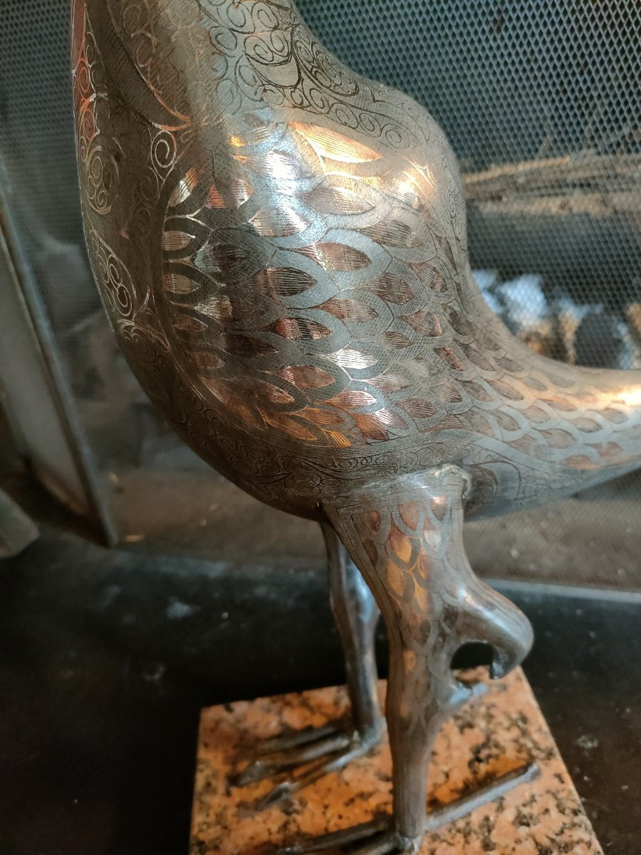 Metal Bird Sculpture-photo-3