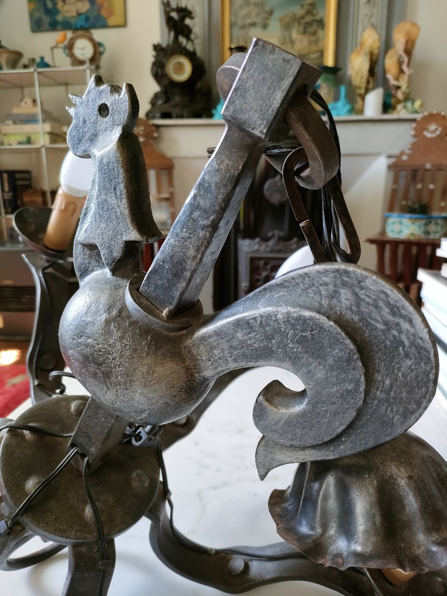 Rooster Chandelier - Marolles Workshop-photo-1