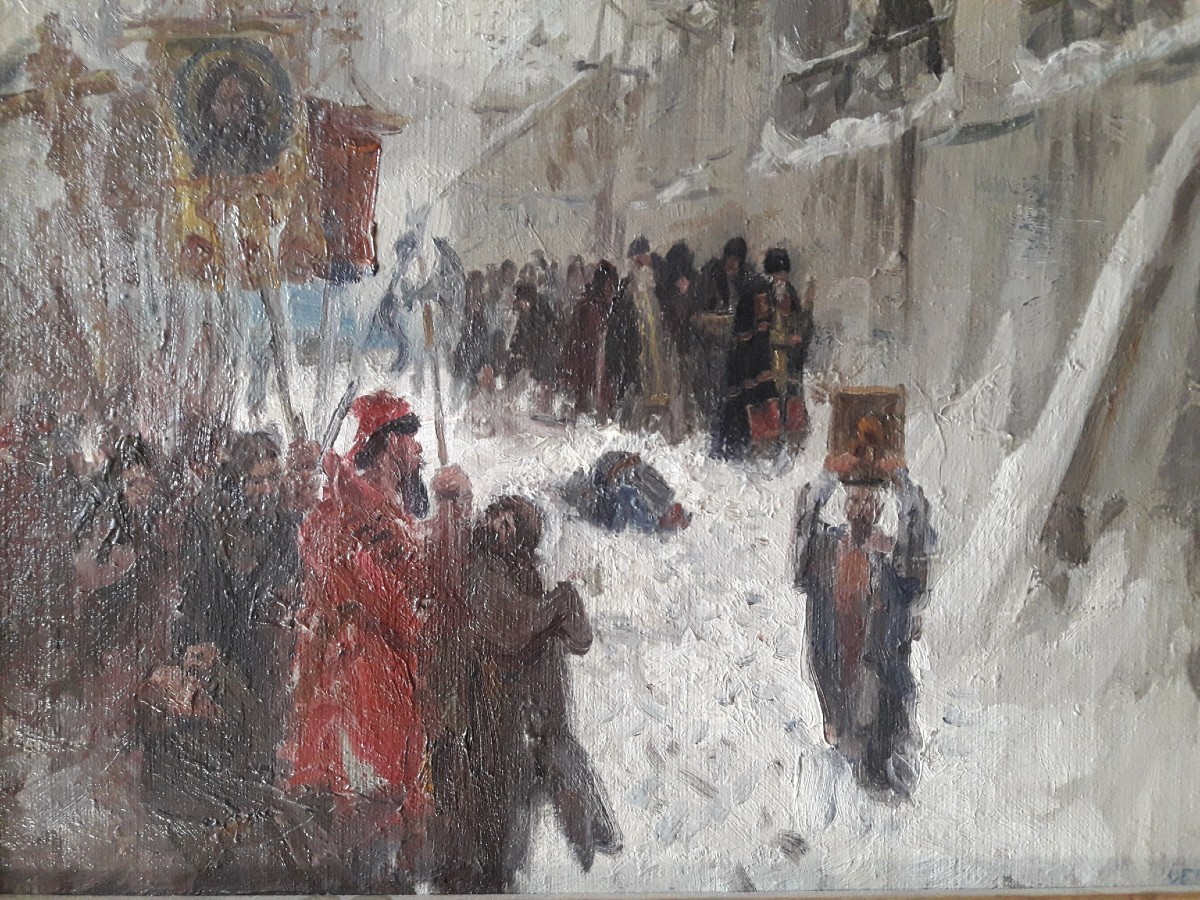 Huile sur Toile - Anatole Belokonny-photo-2
