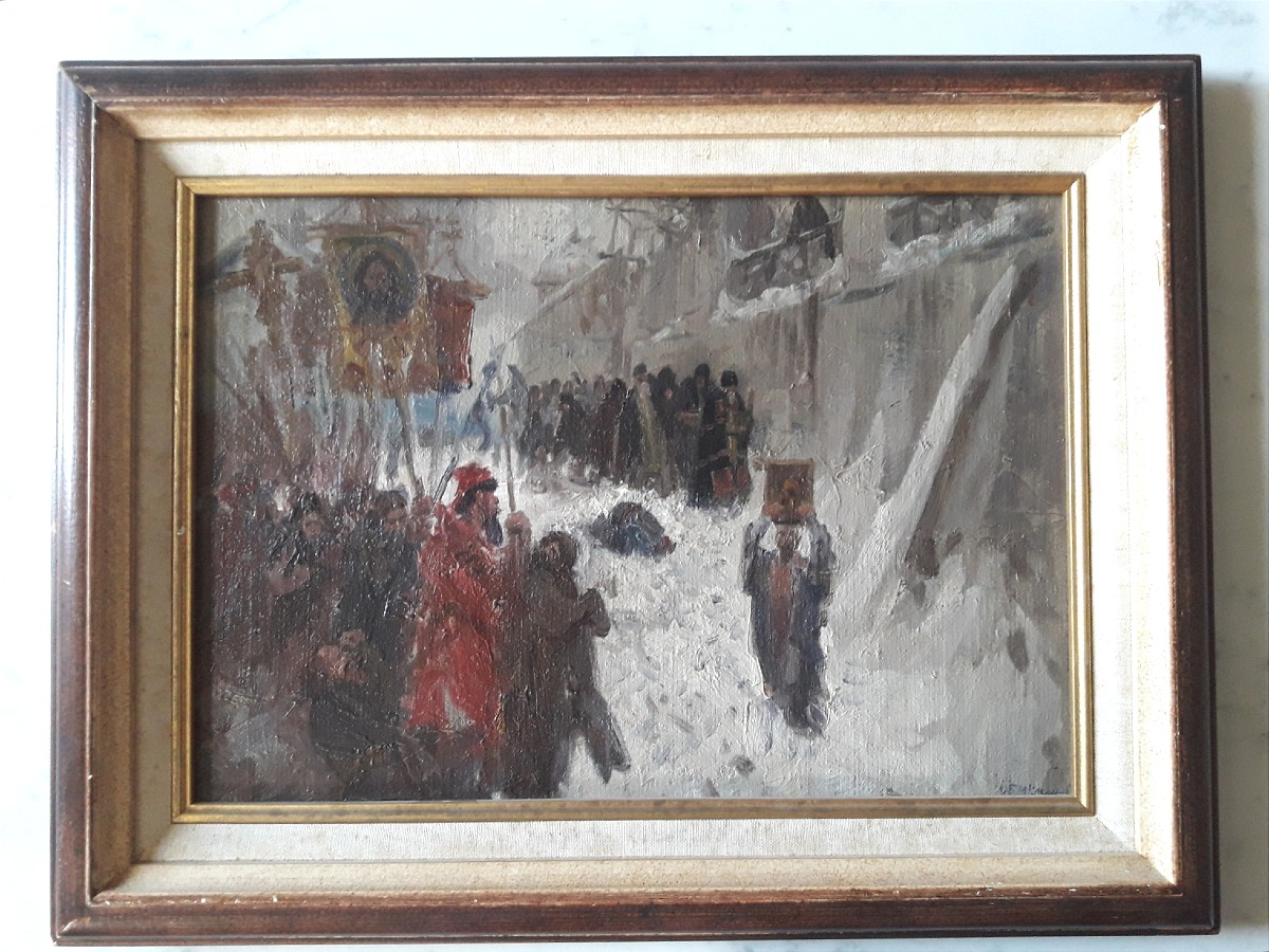 Huile sur Toile - Anatole Belokonny