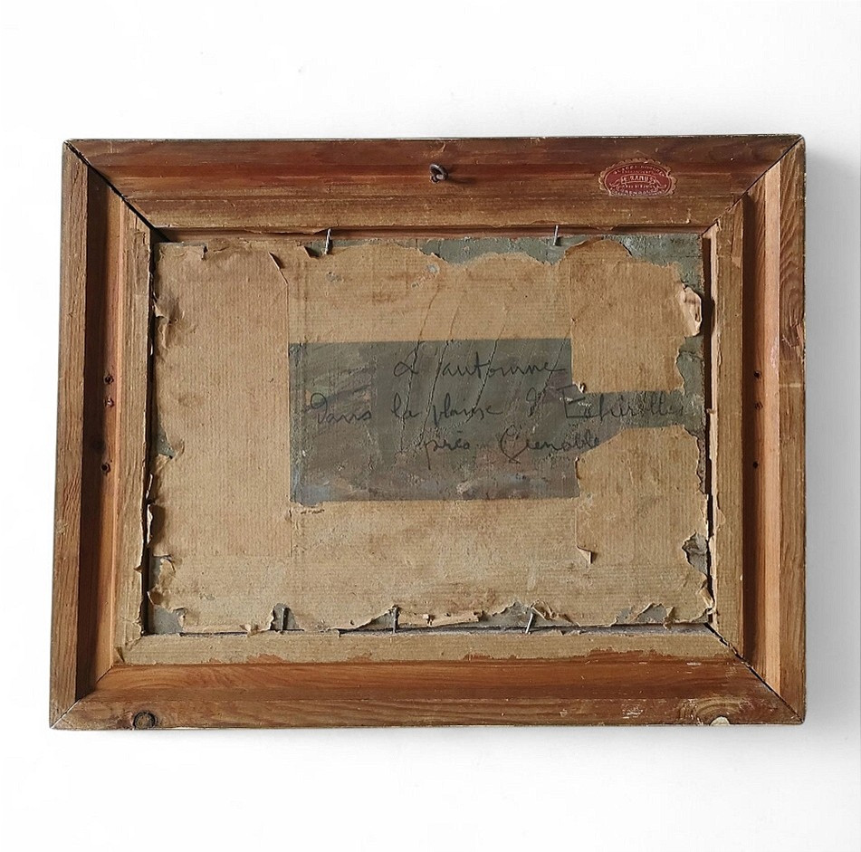 André Léon Albertin - Huile Sur Panneau-photo-1