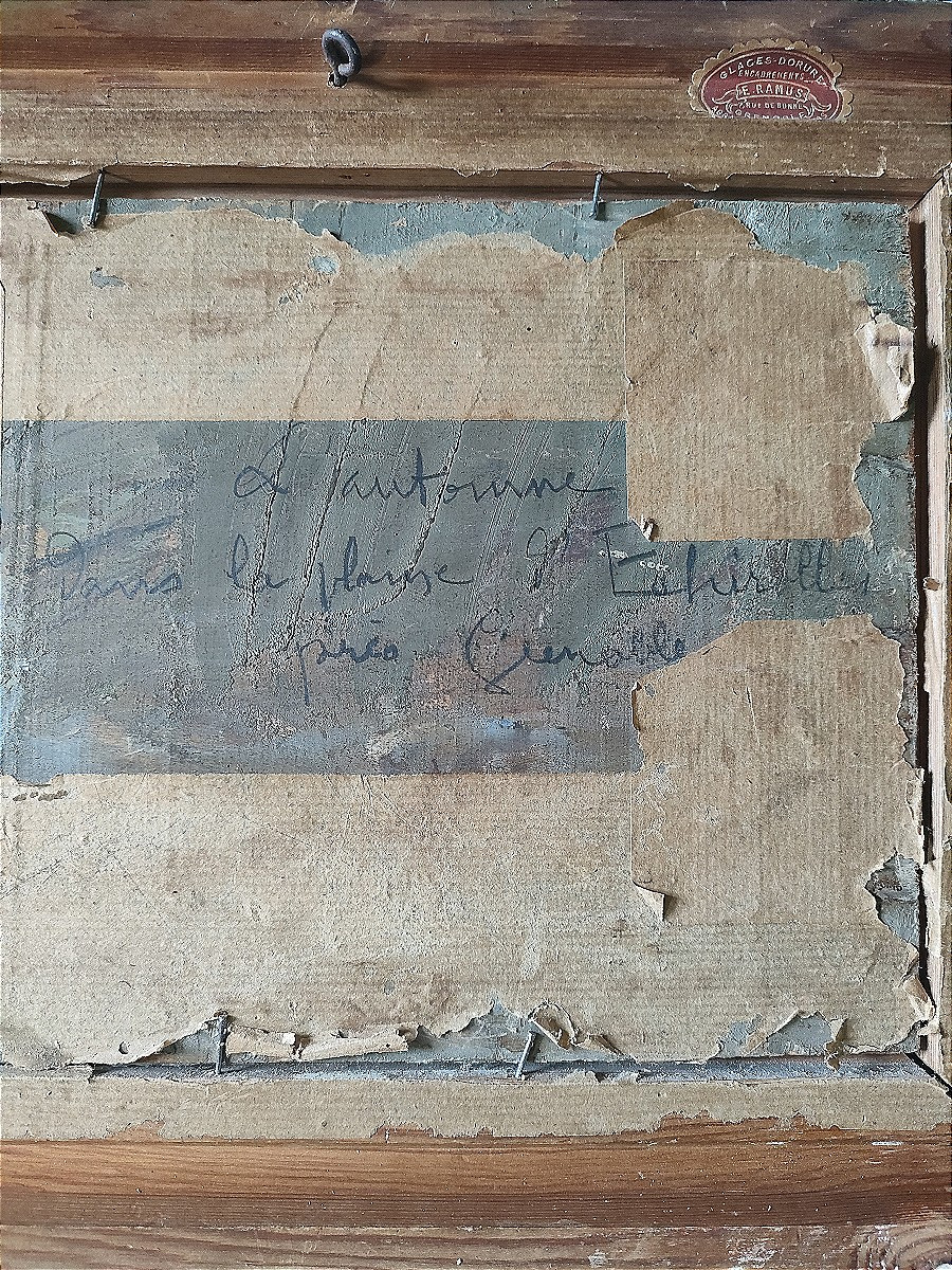 André Léon Albertin - Huile Sur Panneau-photo-3