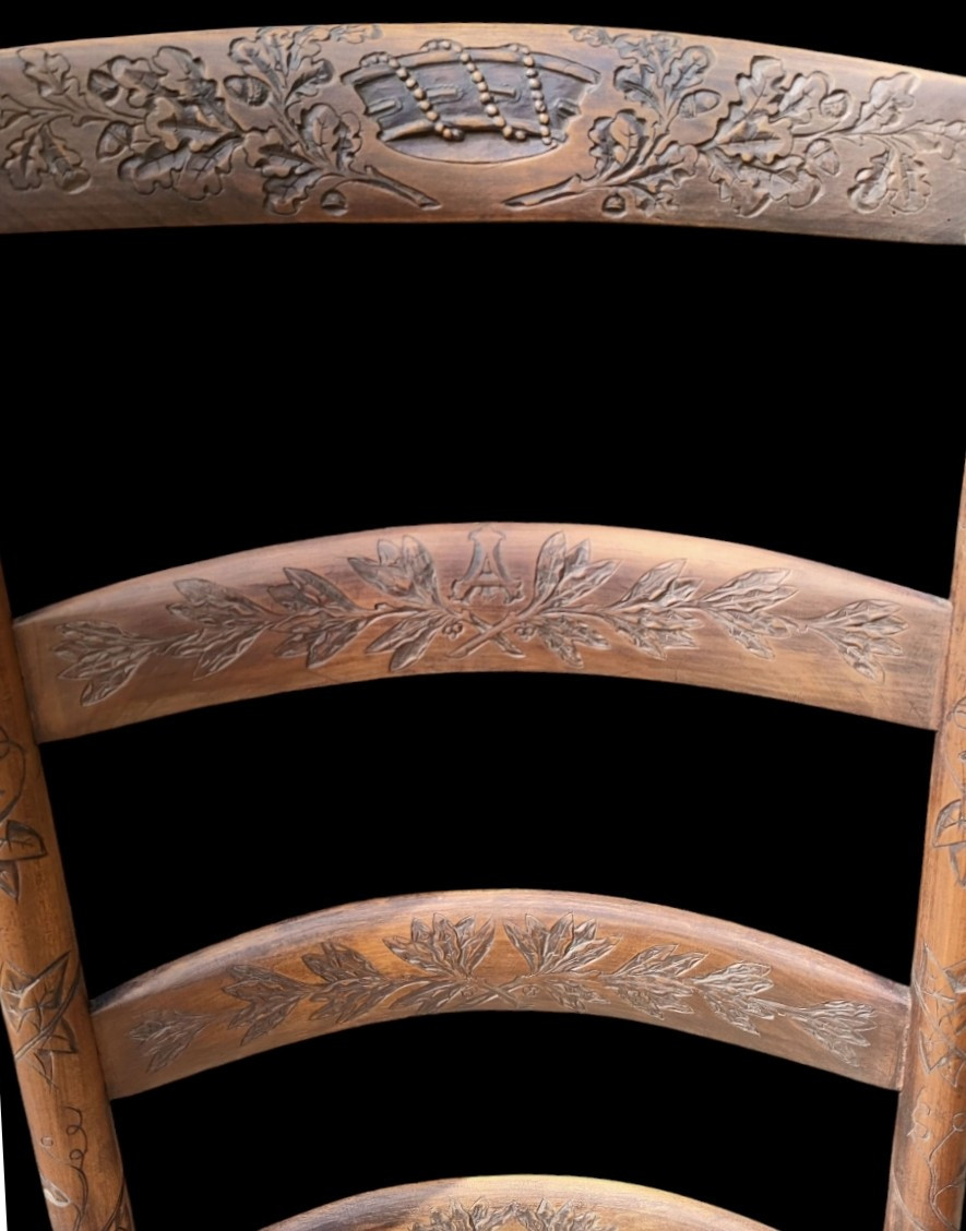 Rocking-chair Shaker - Late 19th Century-photo-8