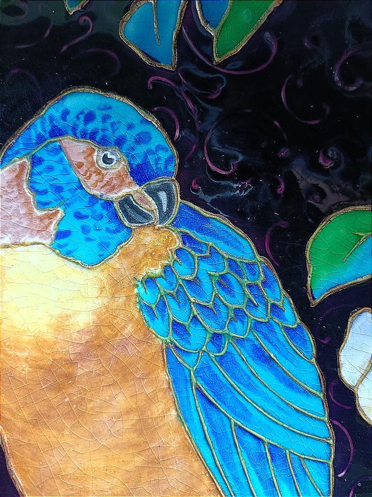 Jules Vieillard - Large Japanese-style Dish-photo-4