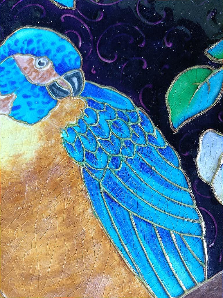 Jules Vieillard - Large Japanese-style Dish-photo-5