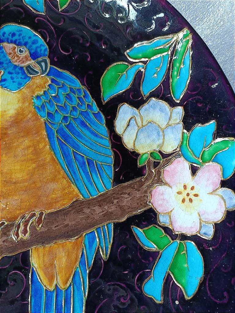 Jules Vieillard - Large Japanese-style Dish-photo-6