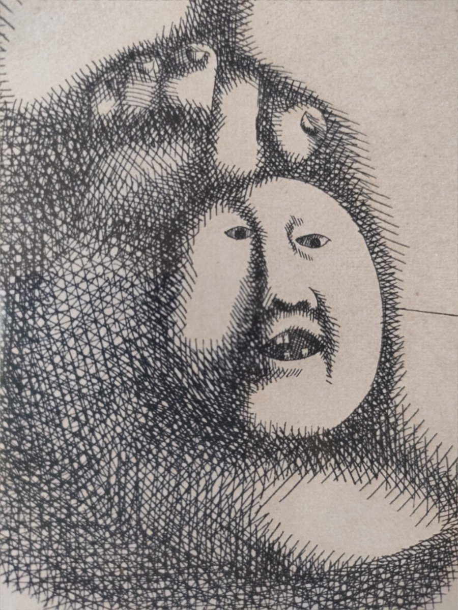 Oleg Tselkov - Aquatint And Etching - 1976-photo-3