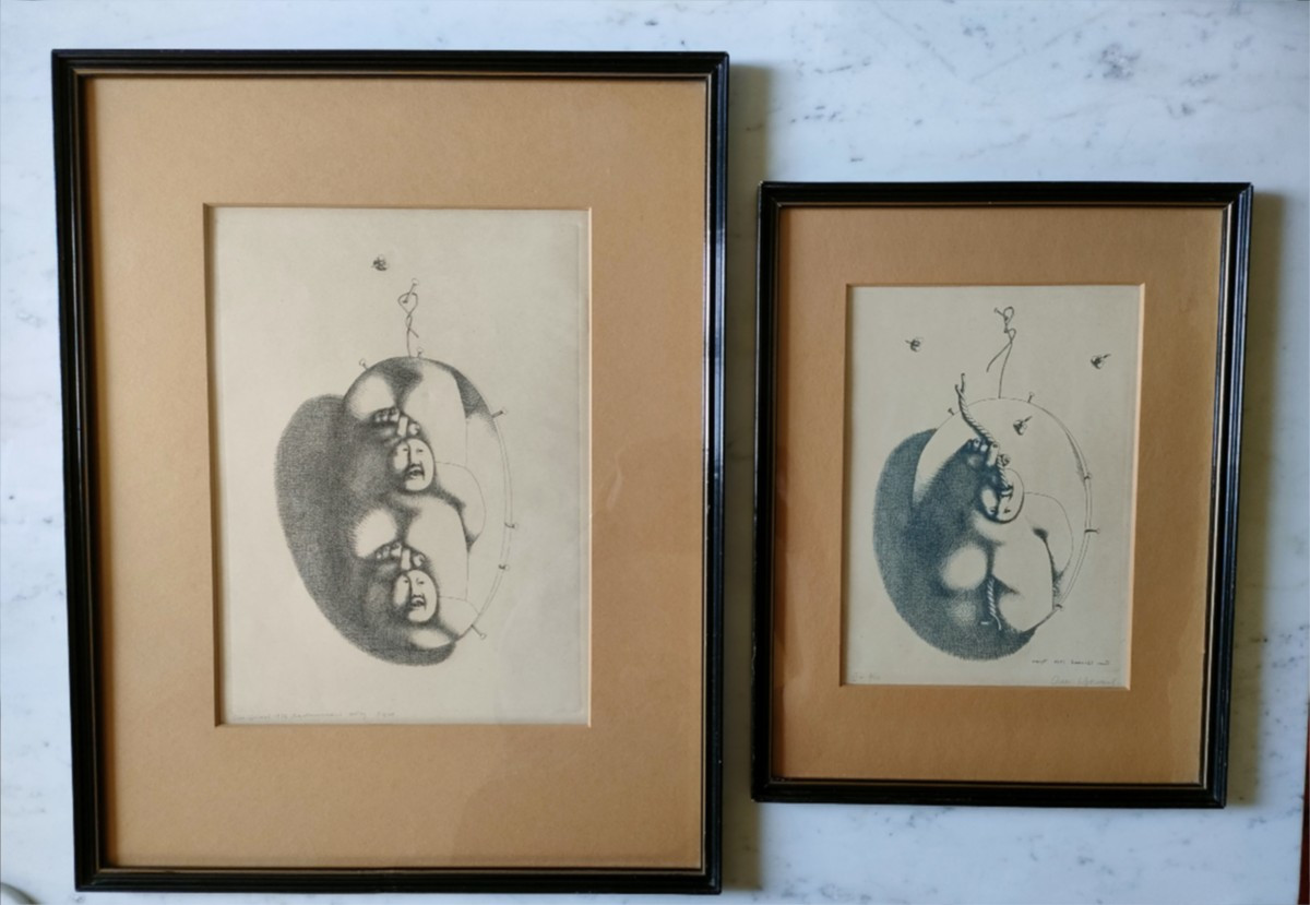 Oleg Tselkov - Aquatint And Etching - 1976-photo-3