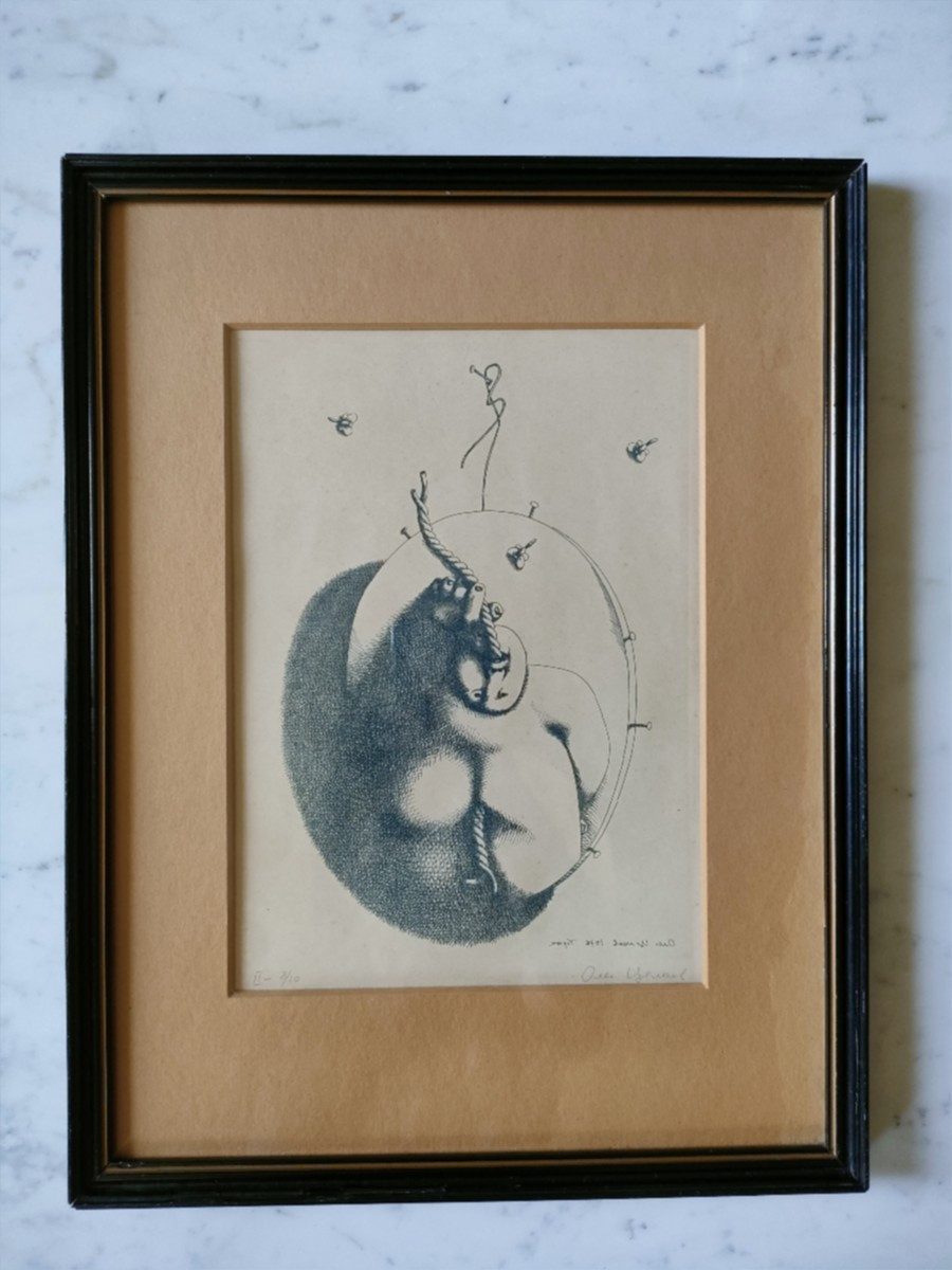 Oleg Tselkov - Aquatint And Etching - 1976