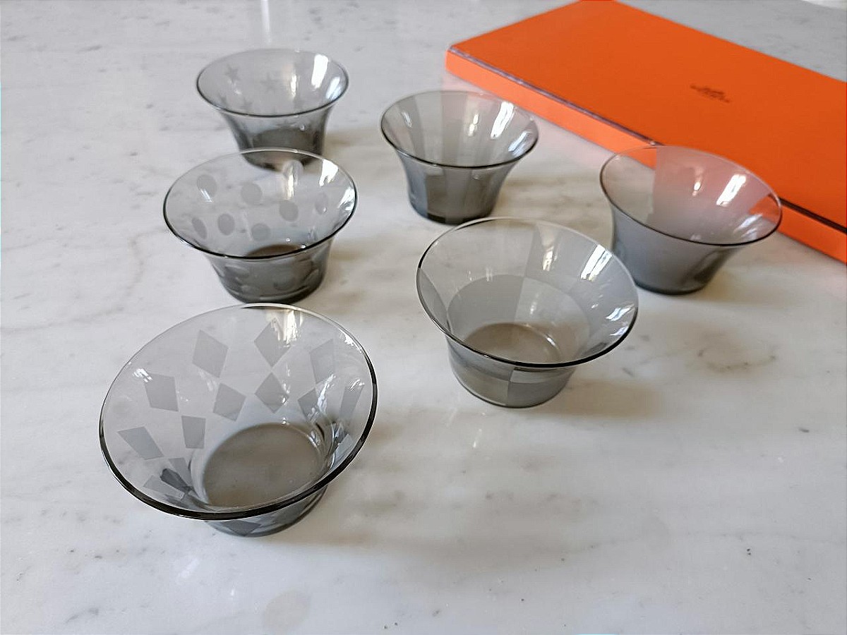 Hermès Paris - Crystal Bowls-photo-5