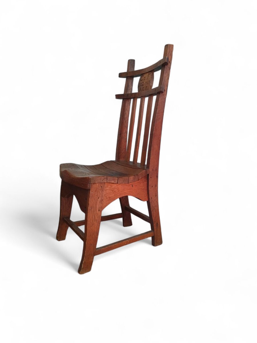 Folk Art Chair - 20th Century-photo-4
