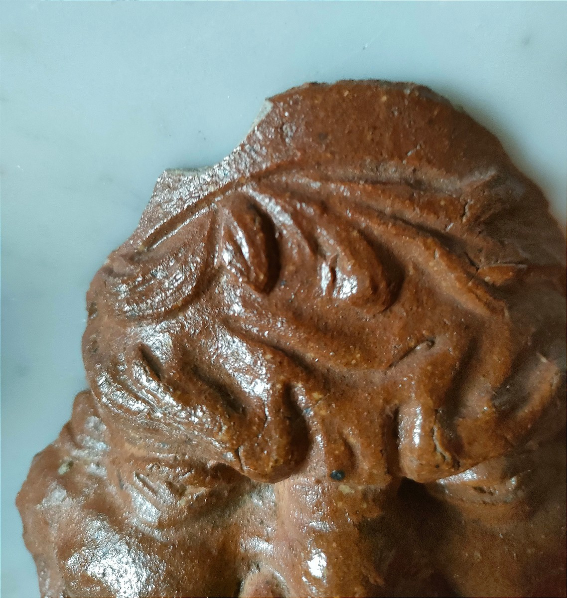 Jean Carriès School - Two Masks-photo-4