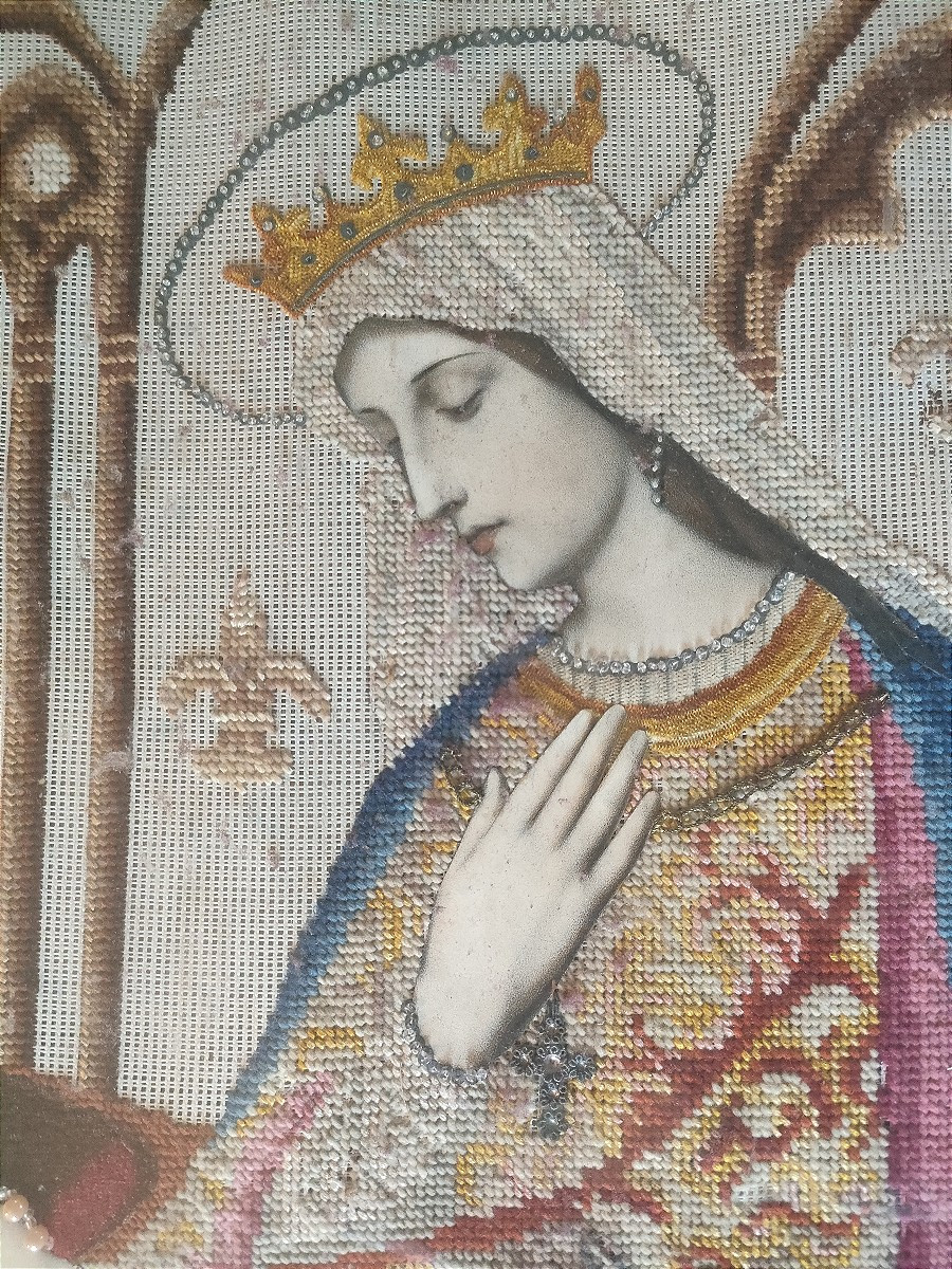 Très Imposante Tapisserie au Petit Point - Napoléon III-photo-4