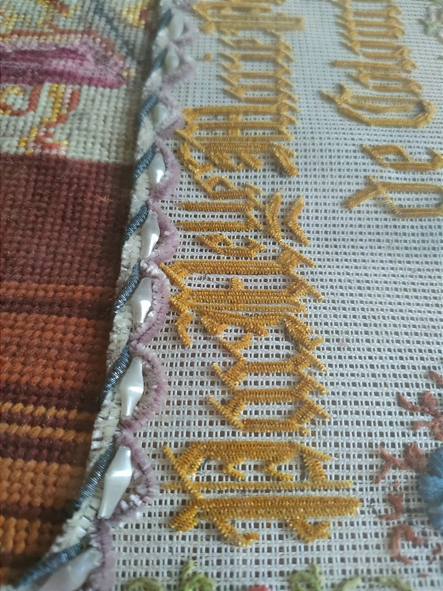 Très Imposante Tapisserie au Petit Point - Napoléon III-photo-2