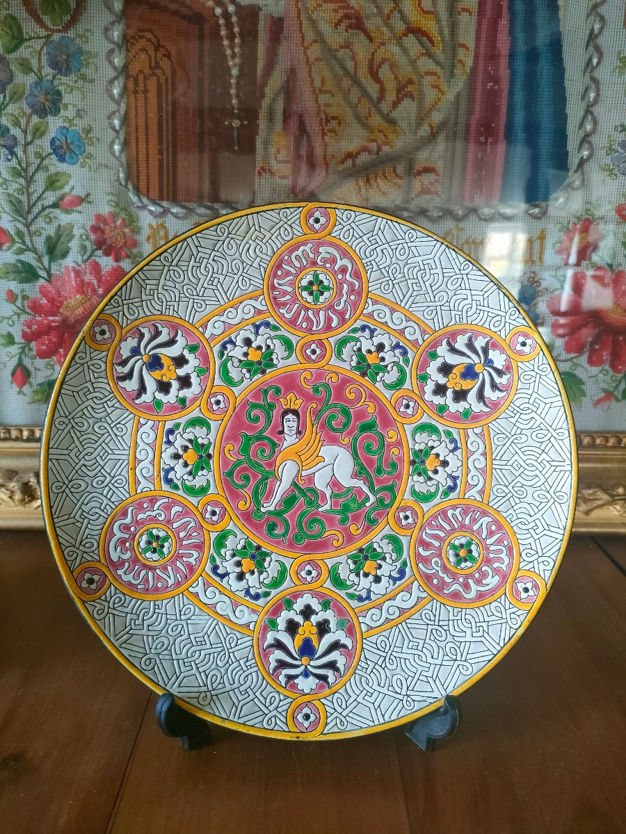 Jules Vieillard Bordeaux - Petit Plat Décoratif 