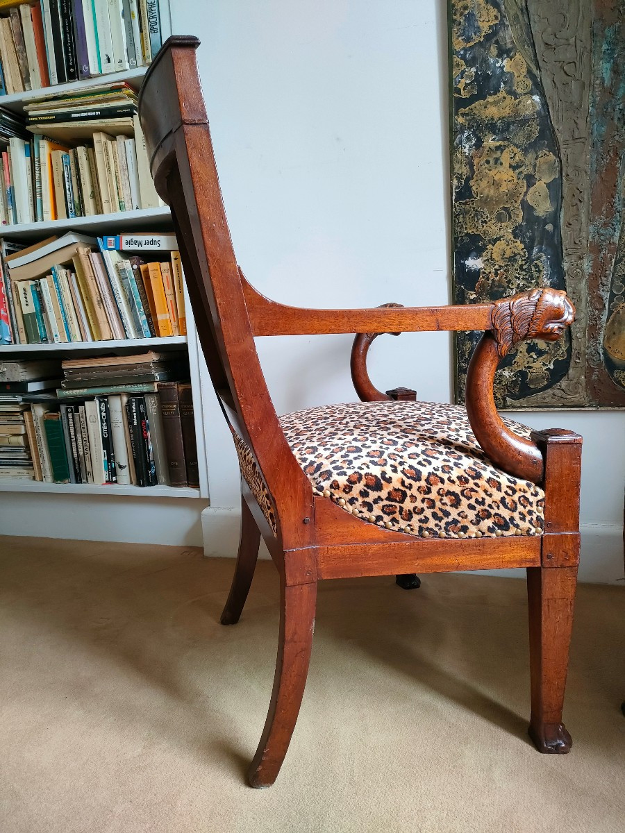 Jean-baptiste Demay - Pair Of Armchairs-photo-1