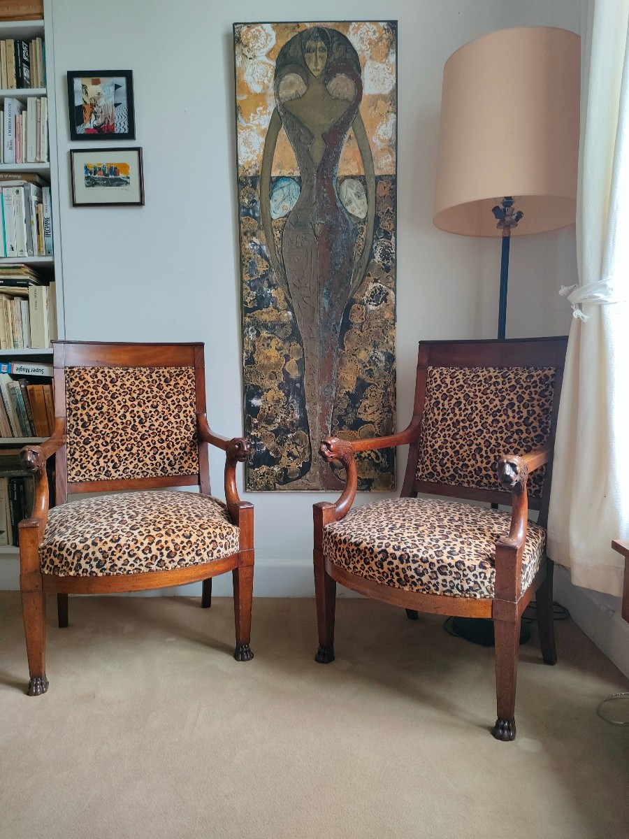 Jean-baptiste Demay - Pair Of Armchairs