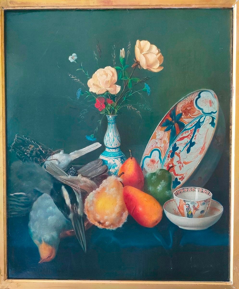 Huile sur Toile XIXème - A. Phalipon-photo-2