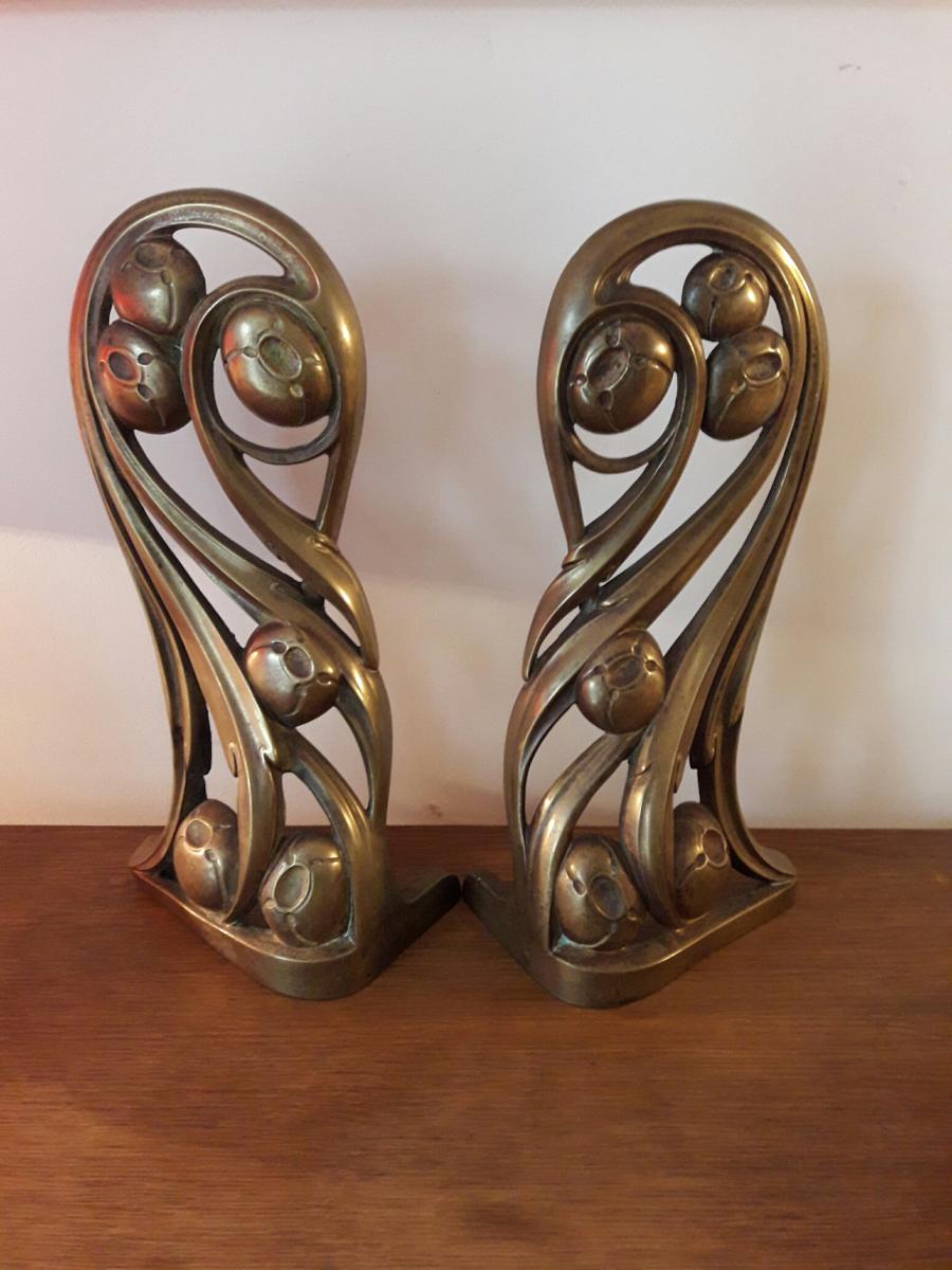 Paire De Bronzes - Louis Majorelle