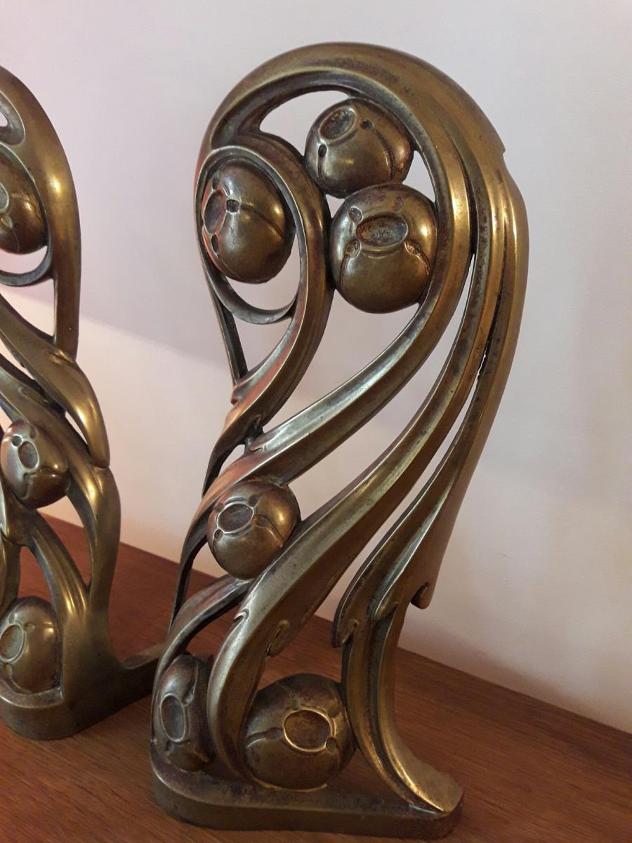 Paire De Bronzes - Louis Majorelle-photo-2