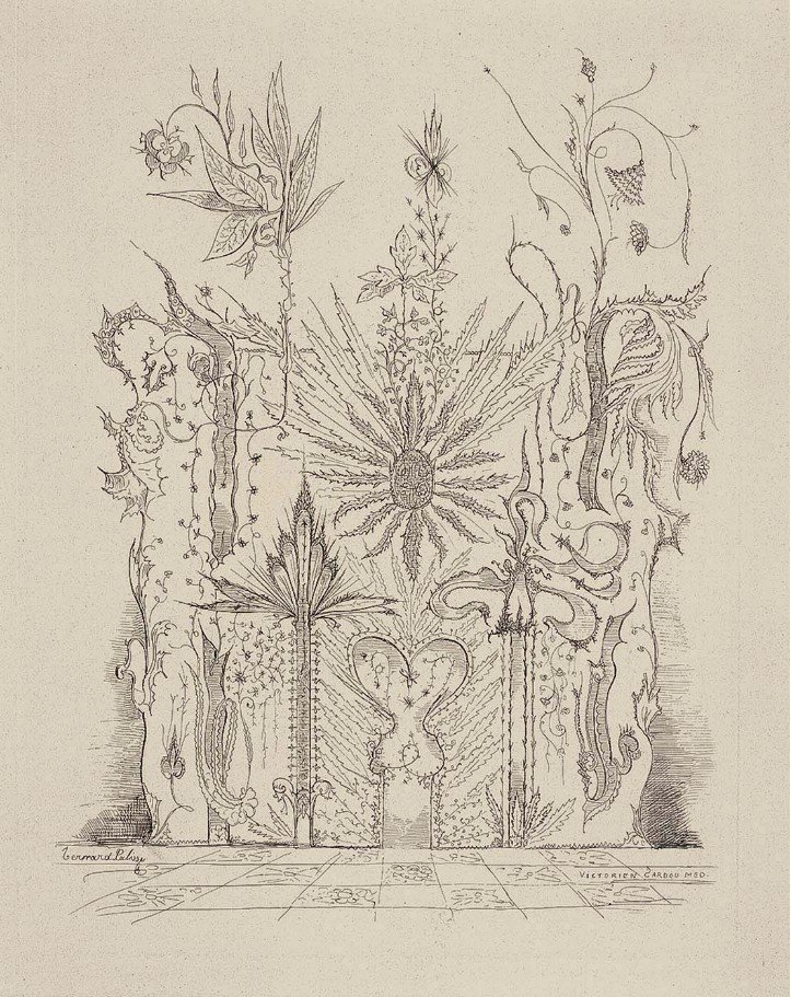 Etching - Victorien Sardou Medium