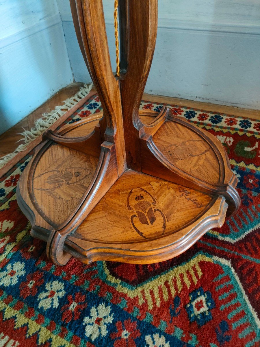 Emile Gallé - Scarab Floor Lamp-photo-3