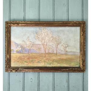Henri Maurice Pacquet - Huile Sur Toile