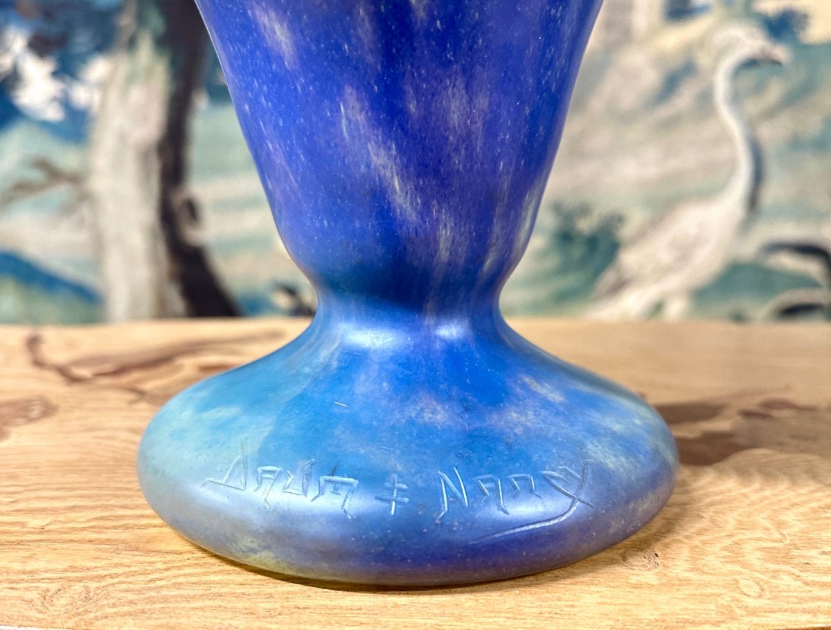 Daum Nancy - Vase Or Cup With Beetles In Cabochons, Art Deco Period, Insects-photo-8