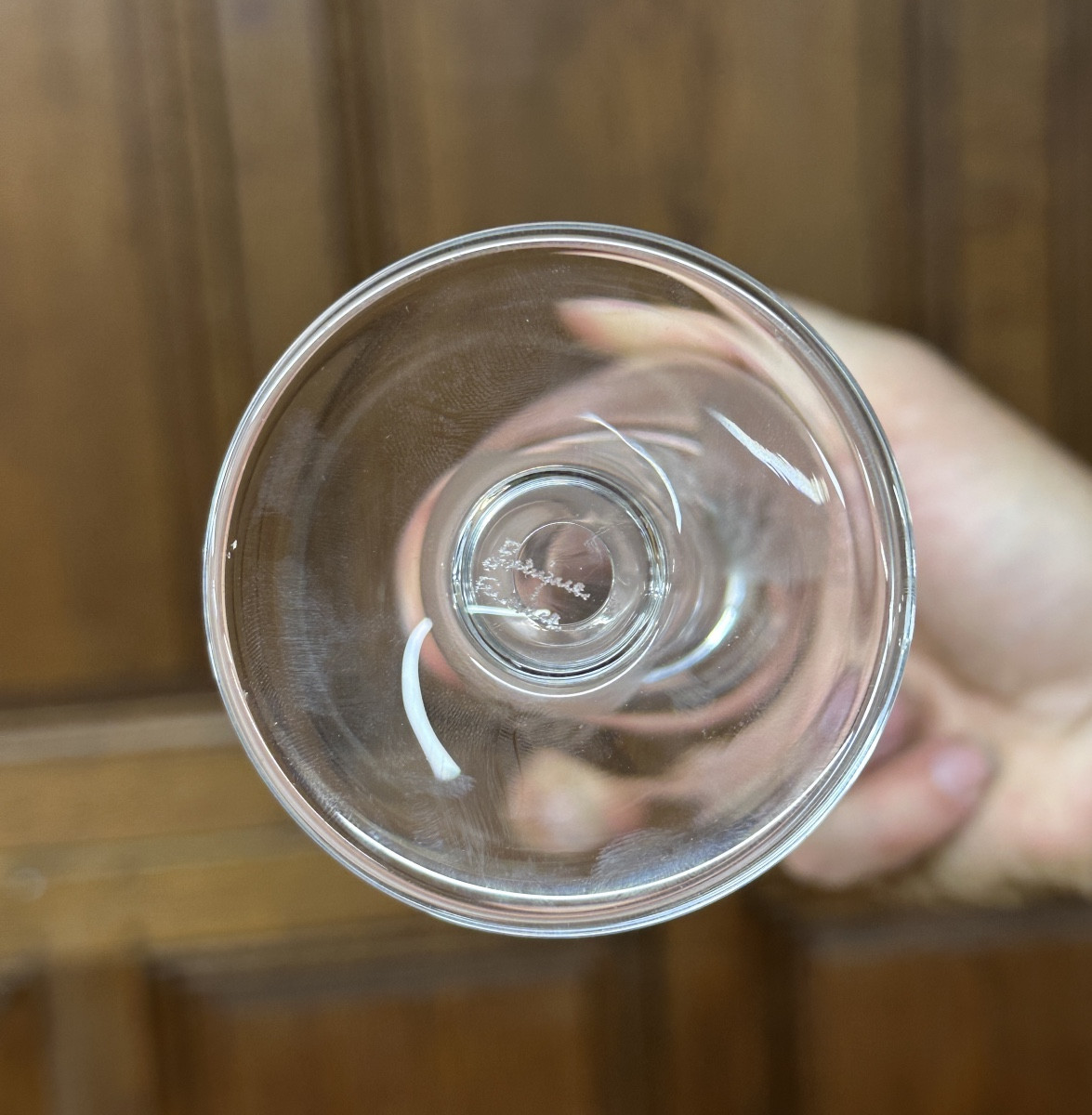 Maison Lalique, After A Design By Marc Lalique, Six Champagne Flutes, Angel Model, In Crystal -photo-2