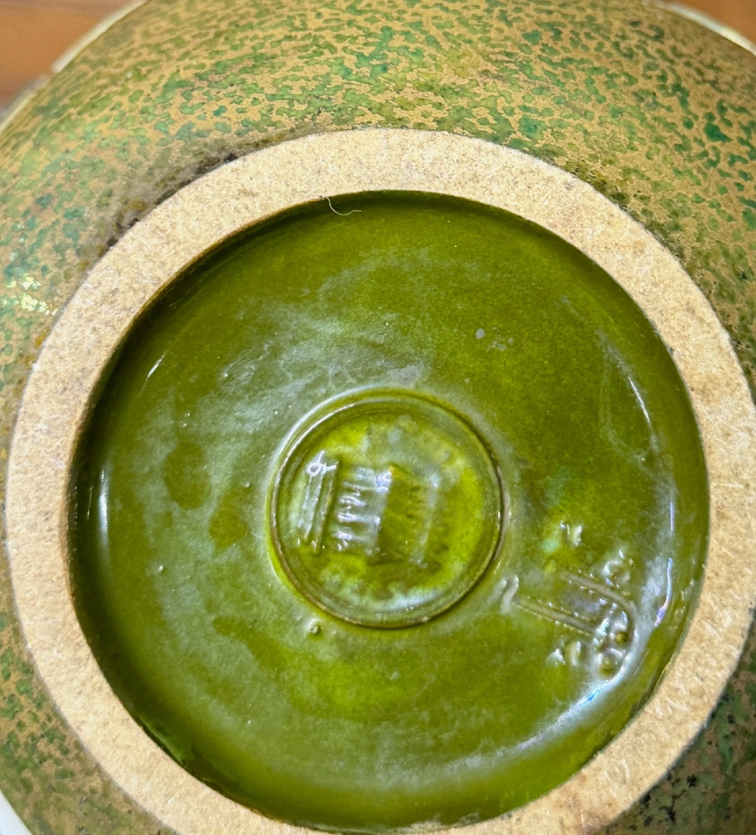 Zsolnay Factory In Pécs, Glazed And Iridescent Ceramic Vase. Art Nouveau Work, Circa 1900-photo-2