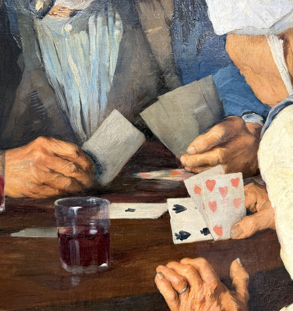 André Brouillet - "the Beauty", Genre Scene, Oil On Canvas, Late 19th Century. -photo-1