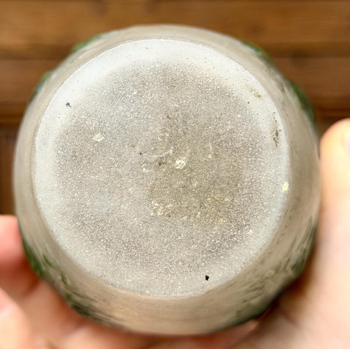 Gabriel Argy-Rousseau , Vase à décor de chardons rouges, Pate de verre Art Déco -photo-3