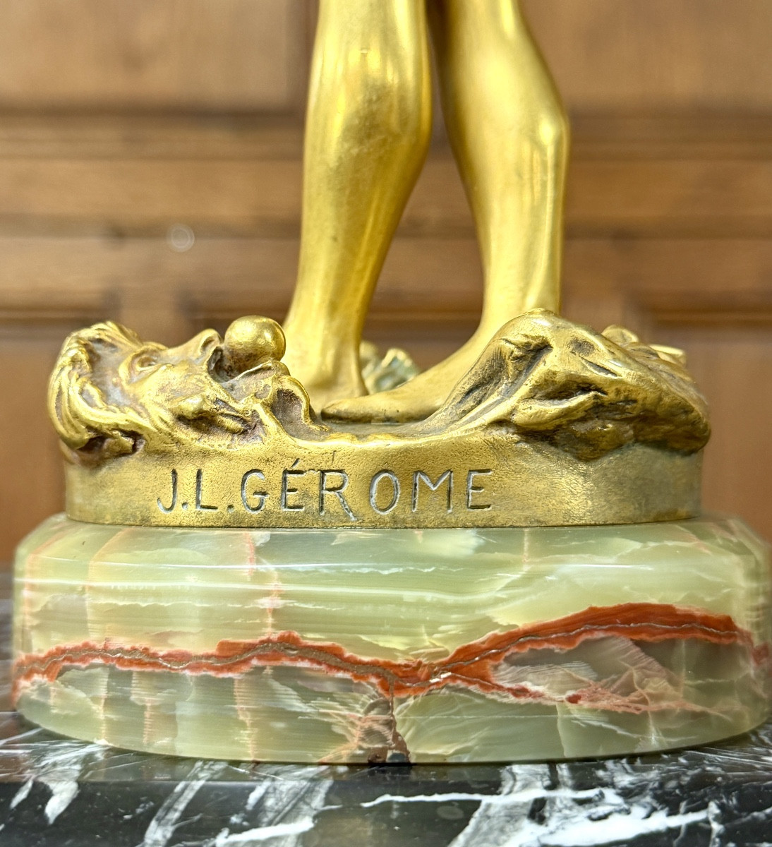 Jean-léon Gérôme - Dancer With Balls. Gilt Bronze Statue, Cast By Siot Paris-photo-4