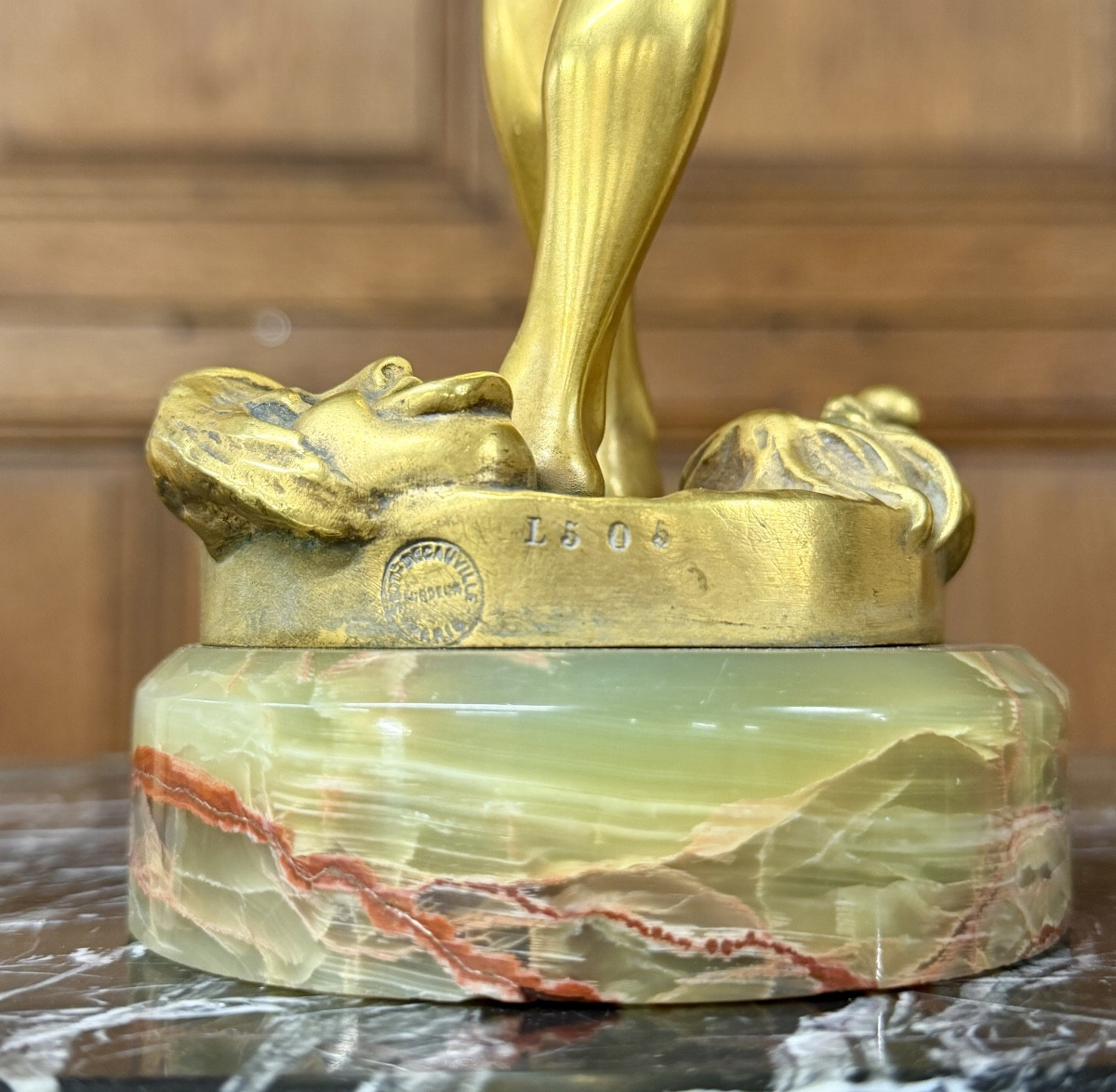 Jean-léon Gérôme - Dancer With Balls. Gilt Bronze Statue, Cast By Siot Paris-photo-1