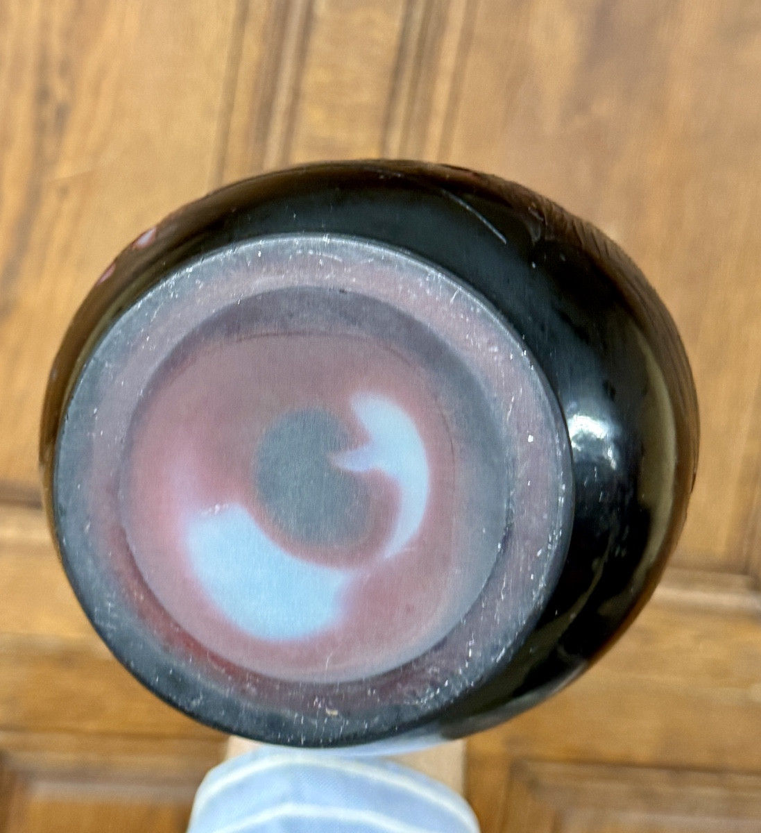 Émile Gallé - vase à décor de magnolias , époque Art Nouveau -photo-7