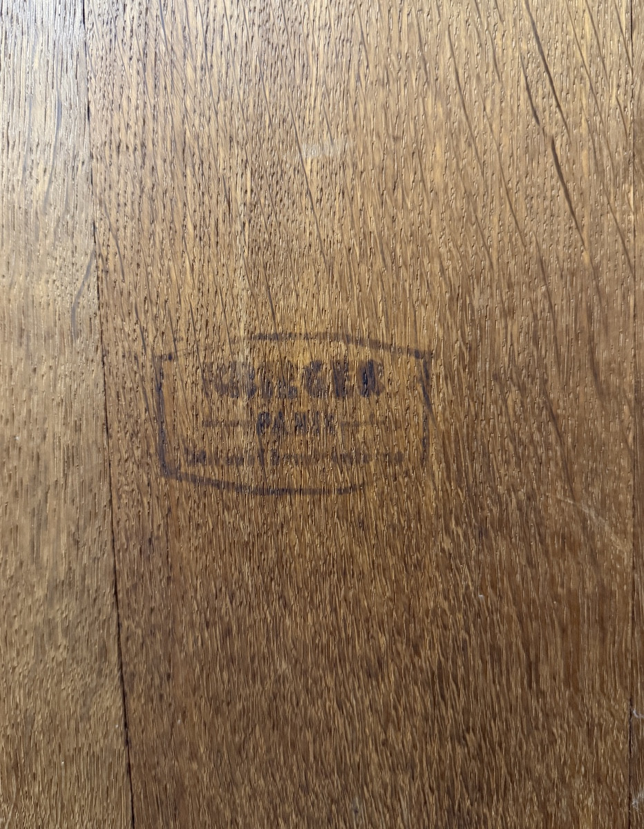Krieger Paris - Meuble d’appui ou Buffet en bois laqué d’époque Napoléon III. Commode -photo-4