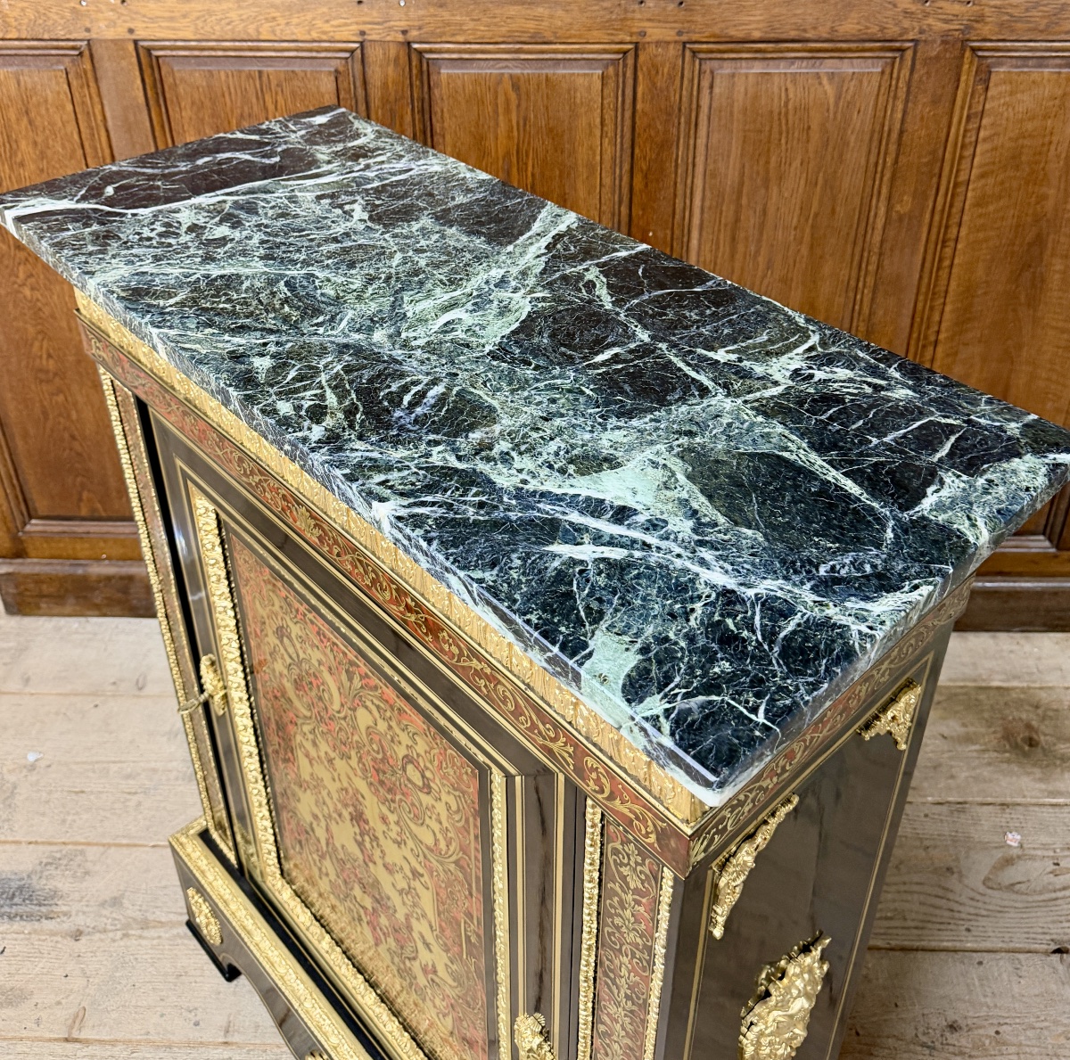 Napoleon III Period Boulle Marquetry Support Cabinet-photo-8
