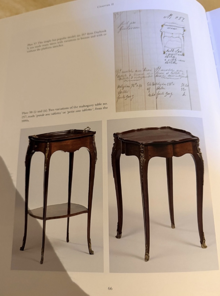François Linke - Small Coffee Table, Mahogany Chest Of Drawers. Napoleon III Period-photo-8